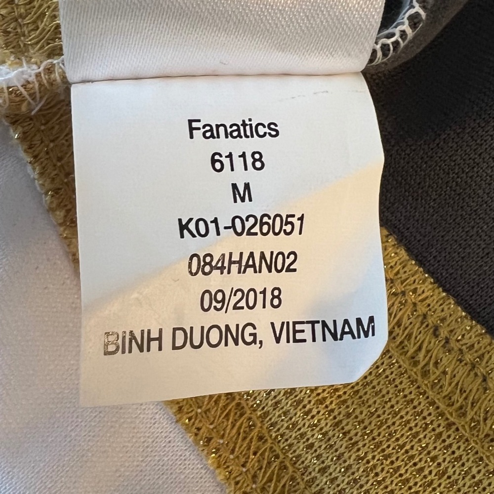 Fanatics NWT Vegas Golden Knights NHL Breakaway Away Jersey White Gold. Medium - Picture 11 of 14